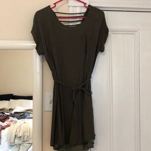 Dark green dress